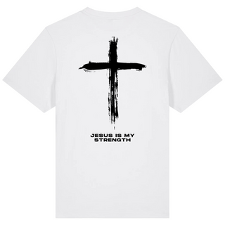 Jesus is my strength Oversized Shirt BackPrint