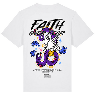 Faith over Fear Snake Oversized Shirt
