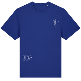 Jesus cross Front- und BackPrint Oversized Shirt