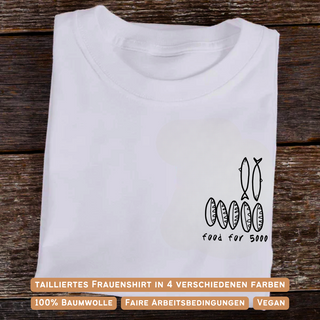 Food for 5000 Frauen Shirt