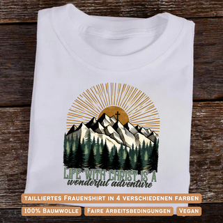 Life with Christ Adventure Frauen Shirt