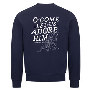 Kom, laten we hem aanbidden Luke Christmas-sweatshirt