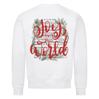 Joy to the world song Christmas Sweatshirt BackPrint