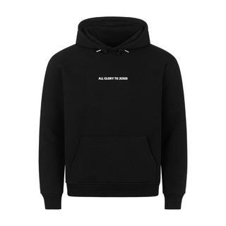 All glory to Jesus minimalist hoodie