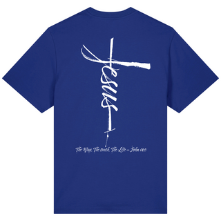 Jesus cross Front- und BackPrint Oversized Shirt