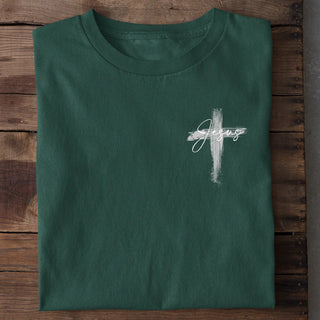 Jesus Painted Cross T-shirt voorjaarsuitverkoop