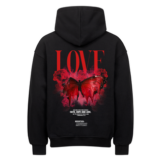 Love streetwear oversized hoodie met backprint lenteuitverkoop