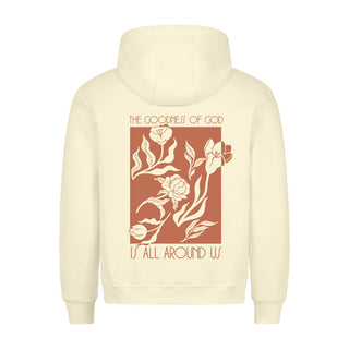 Goodness of God Flowers Hoodie BackPrint