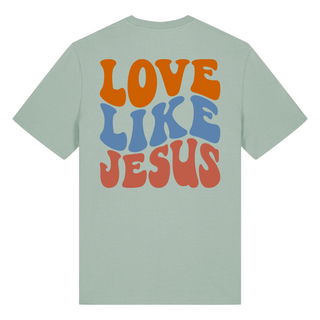 Liefde als Jezus Oversized T-Shirt BackPrint