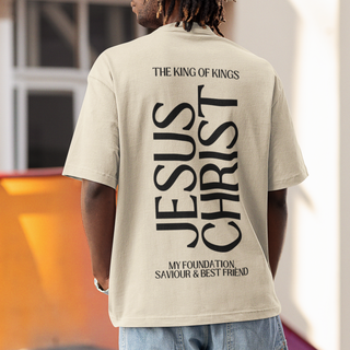 King Jesus Christ Oversized Shirt BackPrint