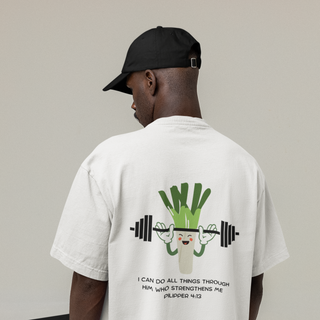 I can do all Things Lauch Gym Oversize Shirt BackPrint