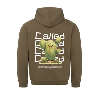 Called Cactus - Trust in his way Hoodie BackPrint