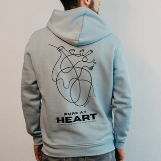 Pure at Heart Hoodie Front & BackPrint x Free!ndeed