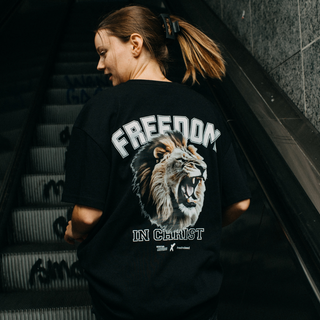 Freedom in Christ Oversized Shirt BackPrint x Free!ndeed