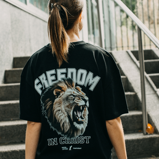 Freedom in Christ Oversized Shirt BackPrint x Free!ndeed