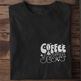 Coffee & Jesus Hearts T-Shirt