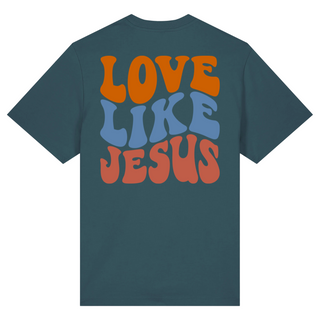 Aktion: Love Like Jesus Oversized Shirt BackPrint