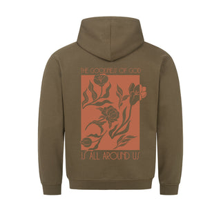 Goodness of God Flowers Hoodie BackPrint