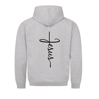 Jesus Simple Hoodie BackPrint