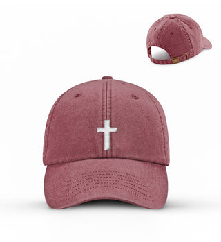 Cross - Vintage Dad Cap with Stick Summer SALE