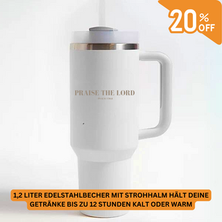 Praise the Lord thermal mug