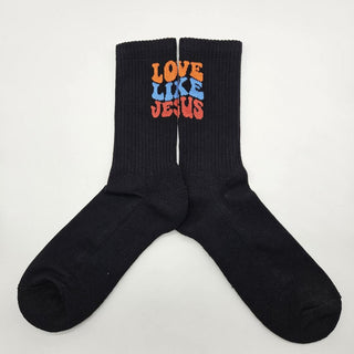 Love like Jesus socks