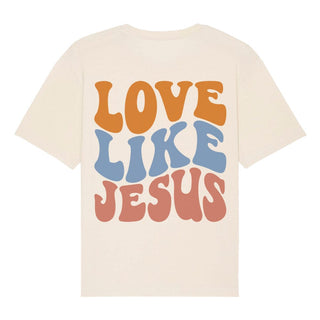 Love Like Jesus Oversized Shirt BackPrint Summer SALE