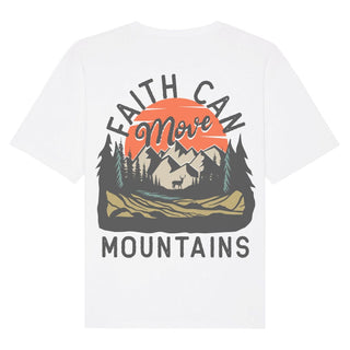 Mountains Retro Back Oversized T-shirt Lenteuitverkoop