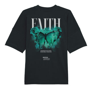 Faith streetwear premium oversized T-shirt met backprint lenteuitverkoop