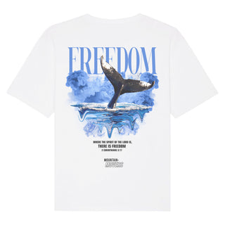 Freedom streetwear oversized T-shirt voorjaarsuitverkoop