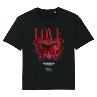 Love streetwear oversized T-shirt (print op de voorkant) voorjaarsuitverkoop