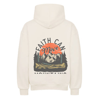 Mountains Retro Oversized Hoodie BackPrint