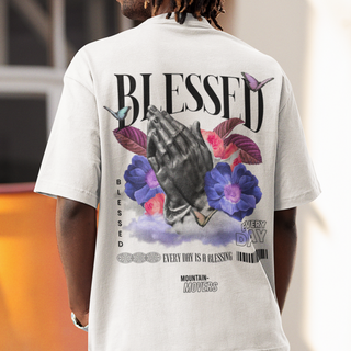 Blessed Streetwear Oversized Shirt BackPrint (SommerShirt)