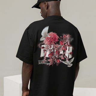 Faith Flower Oversized Shirt BackPrint