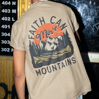 Mountains Retro Oversized Shirt BackPrint